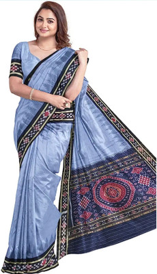 JAYANTI HANDLOOOM Self Design Handloom Pure Cotton Saree(Grey)