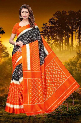 PMW Self Design Banarasi Pure Silk Saree(Multicolor)