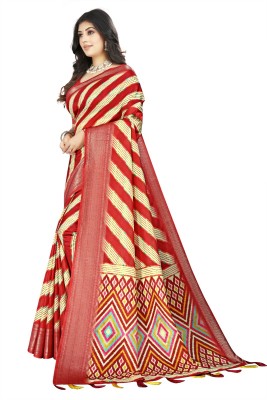 AA ONE ENTERPRISE Self Design Bollywood Cotton Silk Saree(Red)