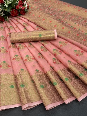 JUMSA Cotton Silk Embellished Blouse Material