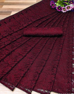 Saadhvi Digital Print Kalamkari Georgette Saree(Maroon)