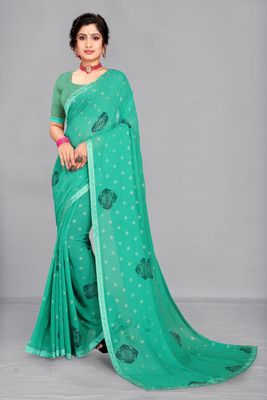 mahalaxmi fab Embroidered Bollywood Pure Silk Saree(Beige, Green)