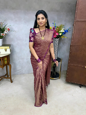 KAKADIYA CREATION Embellished Bollywood Chiffon Saree(Multicolor)