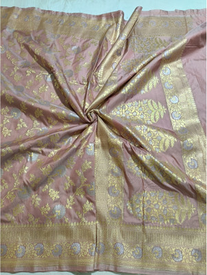 Tuba textiles Self Design Handloom Pure Silk Saree(Multicolor)