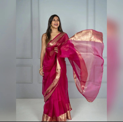 MT textiles Self Design Banarasi Pure Silk Saree(Maroon)
