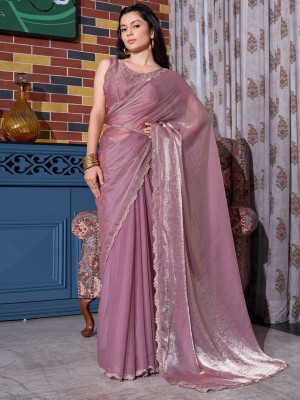 ANOUK Embellished Daily Wear Pure Silk Saree(Maroon)