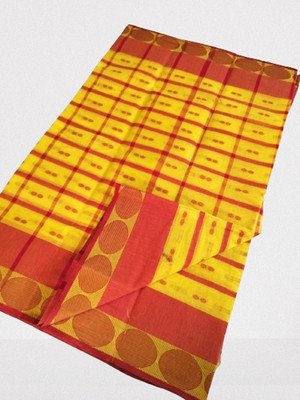 BDF Fashion Self Design Tant Pure Cotton Saree(Multicolor)