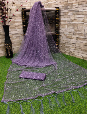 JPBANNA Self Design Bollywood Net Saree(Multicolor)