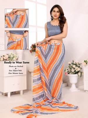 KCF Printed Bollywood Georgette Saree(Multicolor)