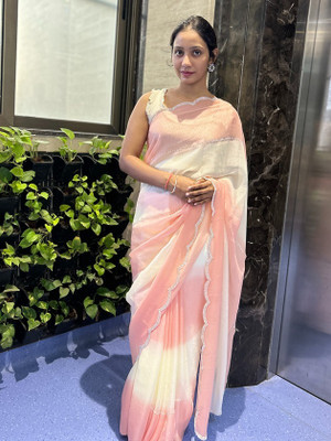 Beautiful Collection Printed Daily Wear Pure Silk Saree(Pink)