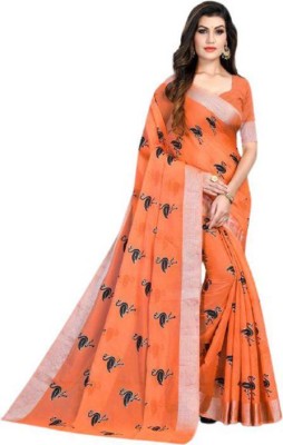 Eknath Fashion Polka Print Bollywood Chiffon Saree(Multicolor)