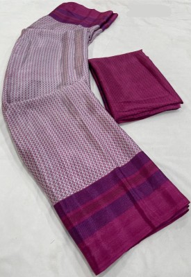 Dori Printed Bollywood Chiffon Saree(Purple)