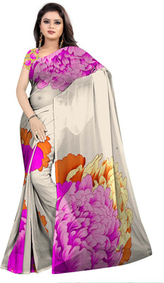 SCFO Digital Print Daily Wear Polyester Saree(Multicolor)
