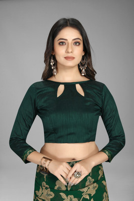 SVB Sarees Printed Bollywood Georgette Saree(Green)