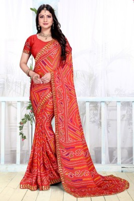 MAHALACMI FAB Printed Bollywood Art Silk Saree(Pink)