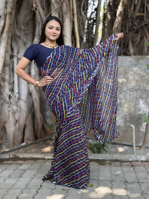 S.R.TEXTILES Self Design Bollywood Georgette Saree(Multicolor)