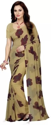 ANIRAV Printed Daily Wear Georgette Saree(Multicolor)