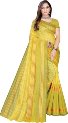 Saadhvi Woven Banarasi Art Silk Saree(Yellow)