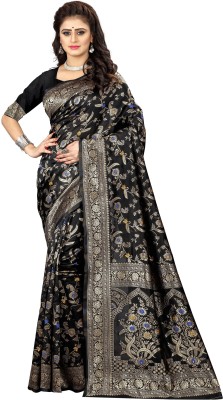 fFASHION Woven Banarasi Art Silk Saree(Multicolor)