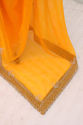 SHUBHDRASHTI NX Embellished Bollywood Georgette Saree(Pink)