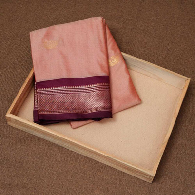 AS CREATION Printed Paithani Cotton Silk Saree(Multicolor)