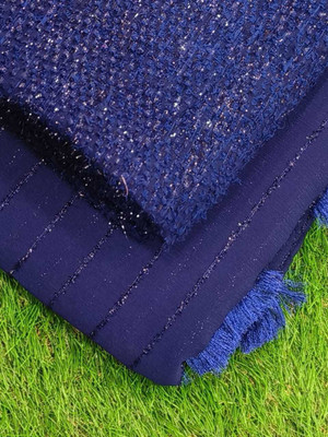 Sunil Textiles Checkered Bollywood Chiffon Saree(Multicolor)