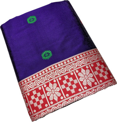 satrangi creation Woven Sambalpuri Art Silk Saree(Orange)