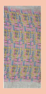 anshritz Printed Bollywood Georgette Saree(Multicolor)