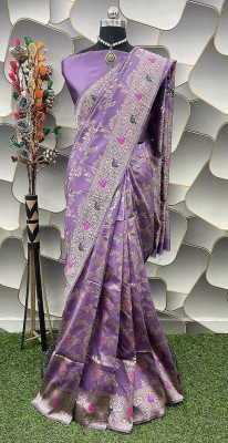 AA AAGIRI Woven Kanjivaram Jacquard Saree(Magenta)