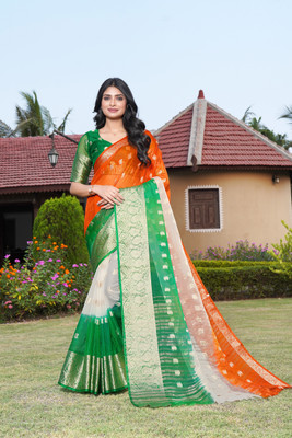 SHREEKARNIKA FASHION Digital Print Bollywood Art Silk Saree(Multicolor)