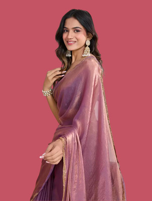 ASHTA Self Design Kanjivaram Art Silk, Pure Silk Saree(Purple)