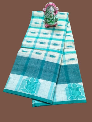 Bikash Dutta Fashion Self Design Tant Pure Cotton Saree(Yellow)