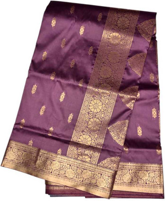 Zahidandsons Woven Banarasi Handloom Art Silk Saree(Multicolor)