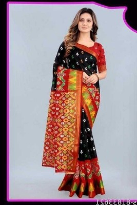 Saadhvi Woven Banarasi Art Silk Saree(Black)