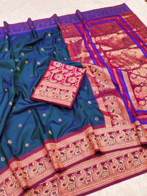 Spetila Pure Silk Self Design Multi-purpose Fabric