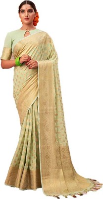 Fashion Empo Printed Bollywood Chiffon Saree(Multicolor)