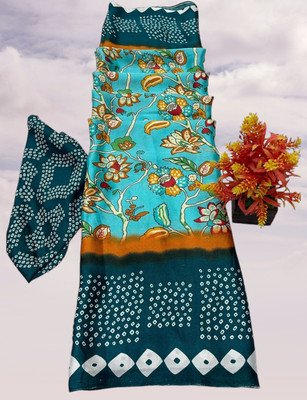 Lalit Woven Chanderi Cotton Blend Saree(Green)