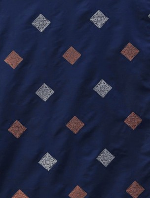 MDz Enterprise Embellished, Embroidered Banarasi Art Silk Saree(Blue)