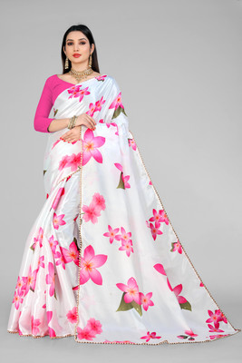 nilaksh enterprise Digital Print Bollywood Georgette Saree(Pink)