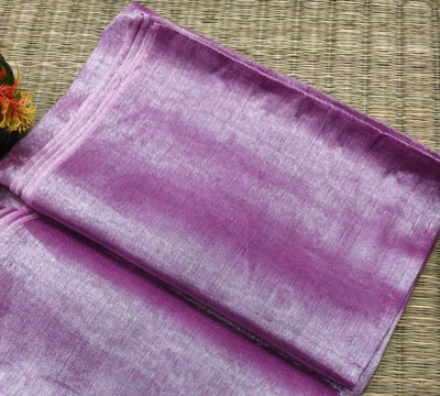 SL SHAREE HOUSE Solid/Plain Tant Tissue Saree(Pack of 2, Pink)