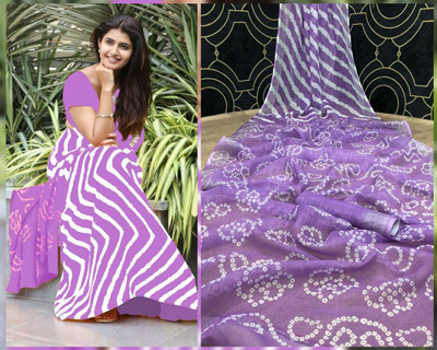 Arpita Fashion Digital Print, Floral Print Bollywood Linen Saree(Multicolor)