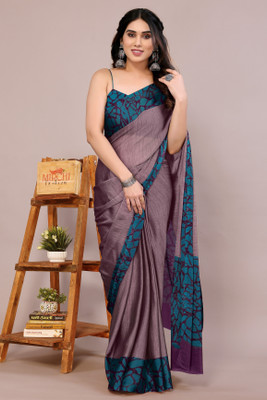 MIRCHI FASHION Printed, Geometric Print Daily Wear Chiffon, Georgette Saree(Multicolor)