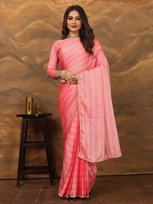 maayro Self Design Bollywood Tussar Silk Saree(Multicolor)