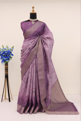 MITMAN CREATION Digital Print Bollywood Art Silk Saree(Pink)