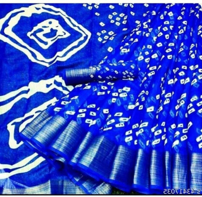 Saadhvi Printed Bollywood Georgette Saree(Purple)