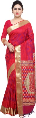 Sisa Embroidered Bollywood Net Saree(Red)