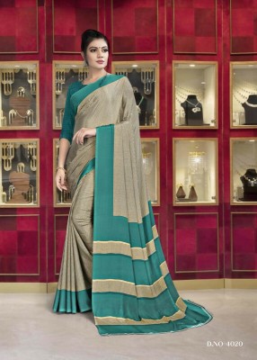 Vini enterprise Self Design Daily Wear Crepe Saree(Multicolor)