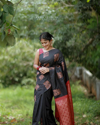 MJ TRENDZ Jacquard Solid, Self Design Blouse Material