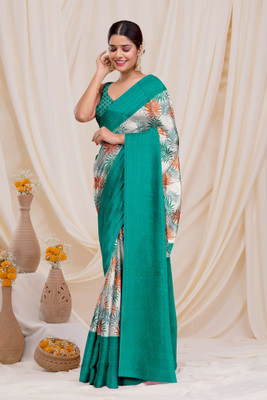 DHARMRAJ ENTERPRISE Digital Print Banarasi Art Silk Saree(Multicolor)