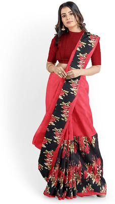 Suali Printed Daily Wear Georgette Saree(Maroon)